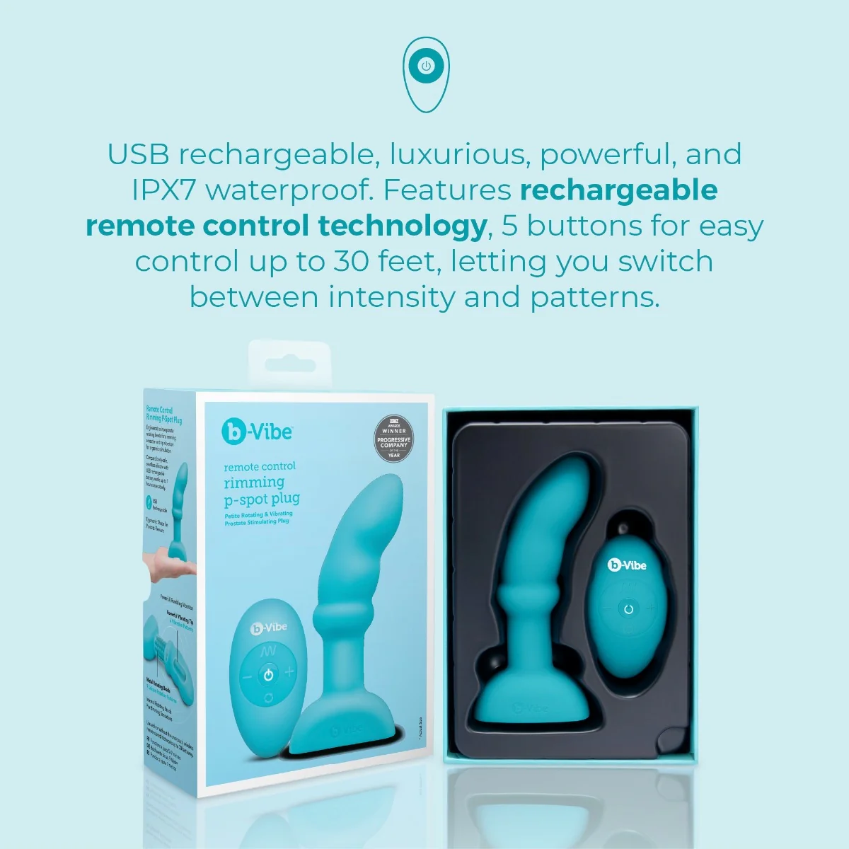 Remote Control Rimming P-Spot Plug - Image 7