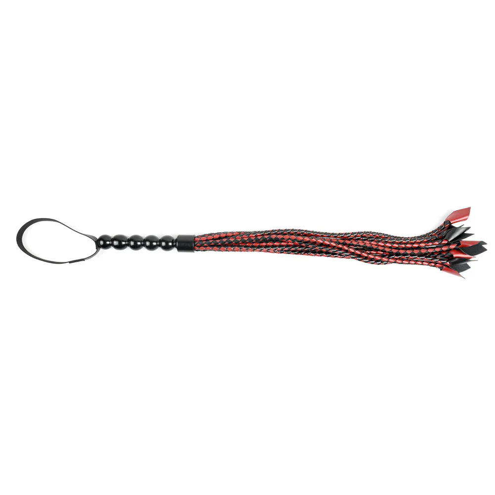 Saffron Braided Flogger with Crop Tips - Image 4