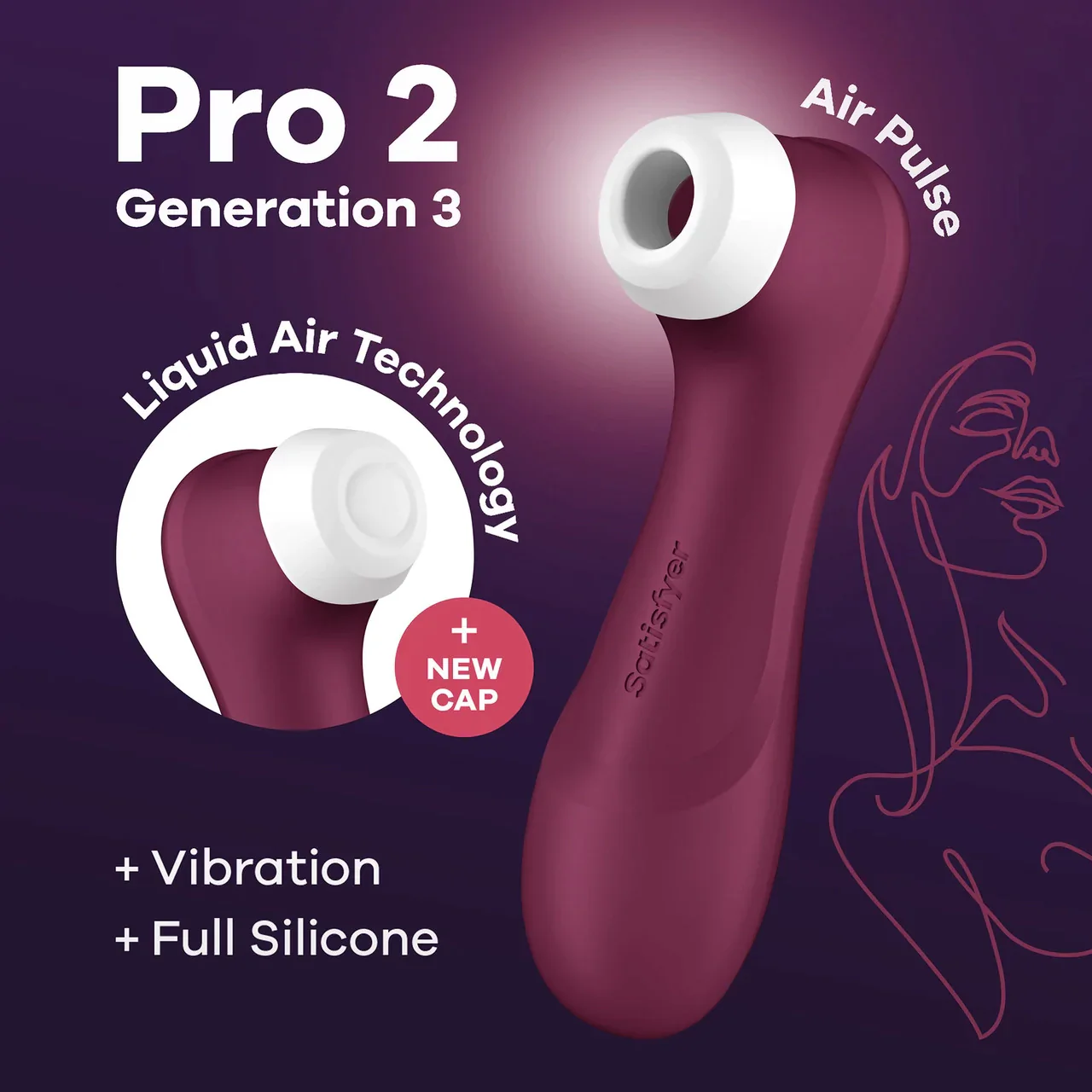 Satisfyer Pro 2 Generation 3 CONNECT - with Vibration & App Control - Image 5