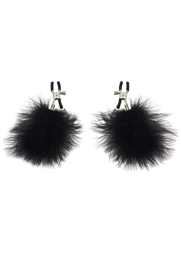 Sex & Mischief Feathered Nipple Clamps - Image 3
