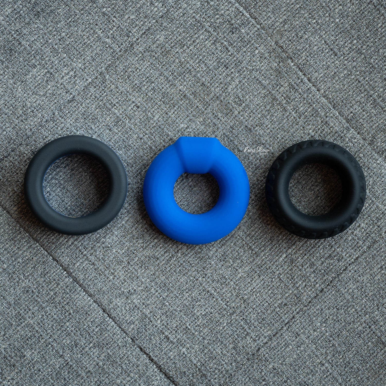 Soft-Silicone Ring Pack, 3 Styles Bundled - Image 2