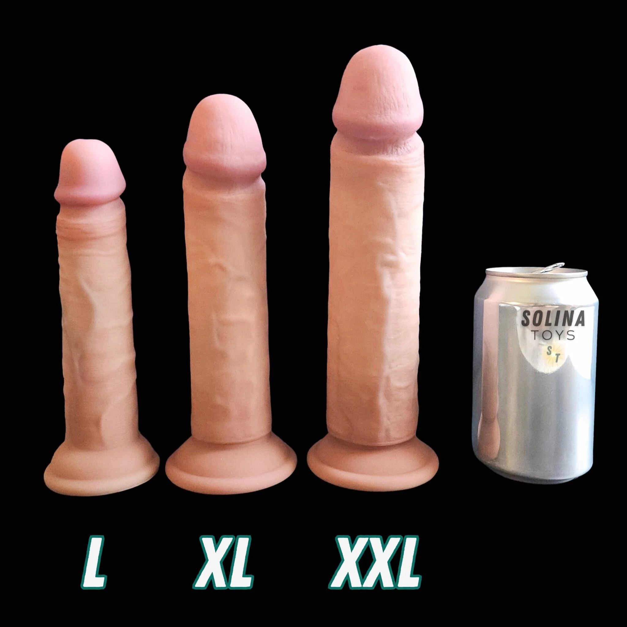 Solina Mega L - Ultra-Realistic Dual-Density Silicone Dildo - Image 16