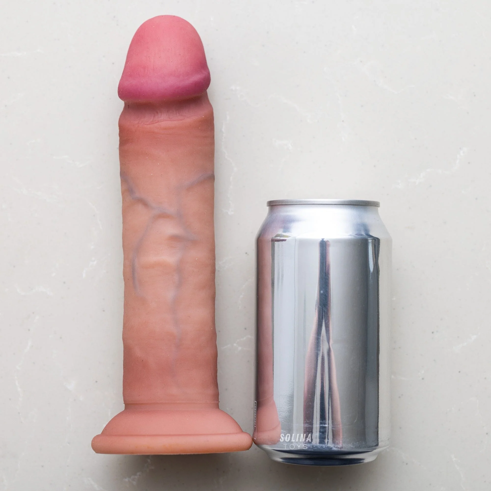 Solina Mega XL - Ultra-Realistic Dual-Density Silicone Dildo - Image 7