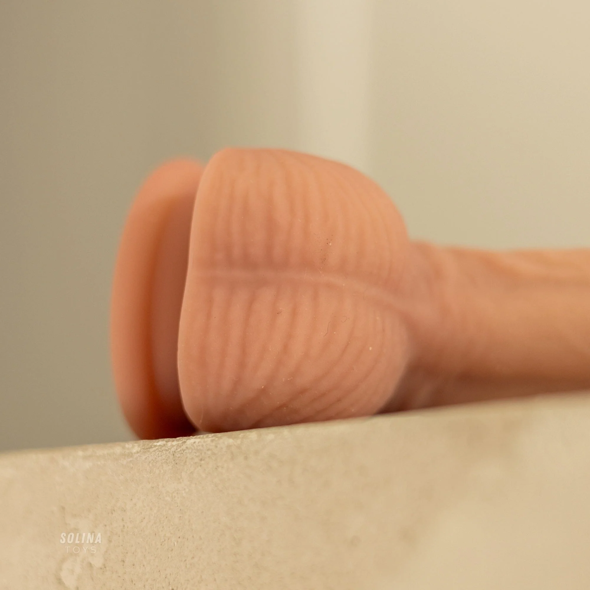Solina Prima - Ultra-Realistic Dual-Density Silicone Dildo with Balls - Image 13