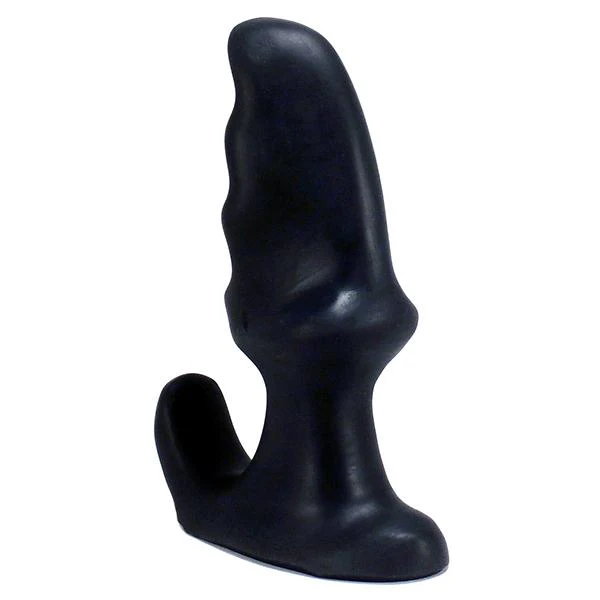 SquarePegToys® Charlie Horse Milk It Silicone Prostate Massager, Black - Image 2