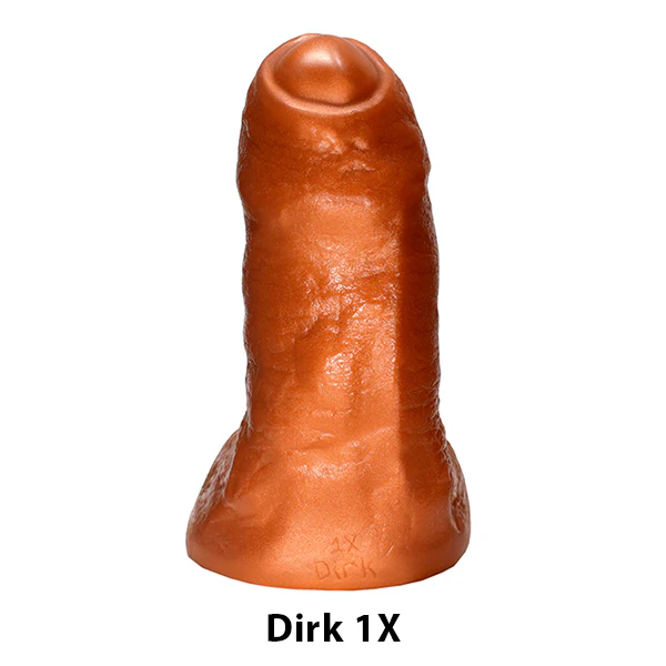 SquarePegToys® Dirk Uncut SuperSoft Silicone Dildo - 2 Styles - Image 2