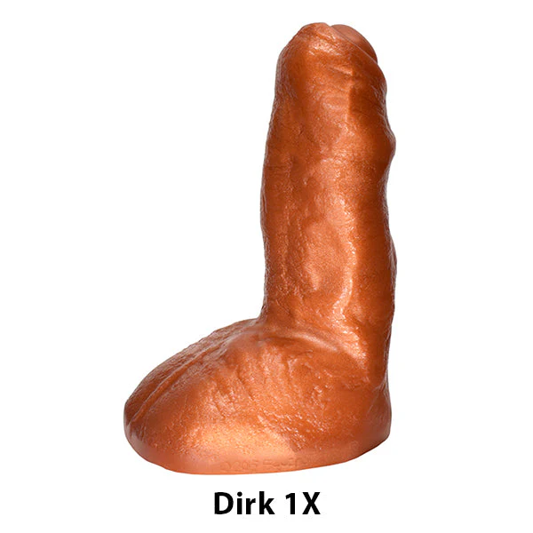 SquarePegToys® Dirk Uncut SuperSoft Silicone Dildo - 2 Styles - Image 7