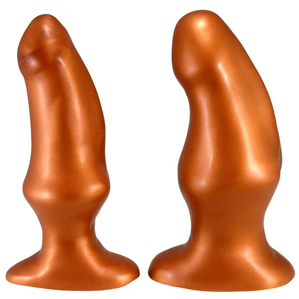 SquarePegToys® Happy Hour Plug SuperSoft Bronze Silicone - Image 3