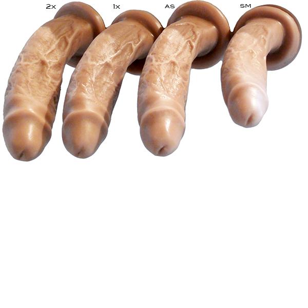 SquarePegToys® Mel with SquarePegHOLE SuperSoft Silicone dildo - Image 2