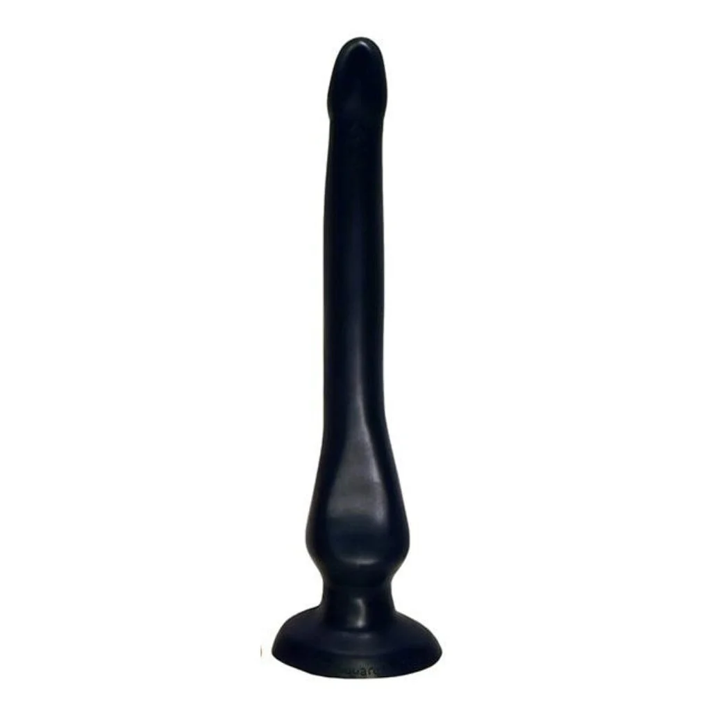 SquarePegToys® The Slim Plugged - Firmer Black Deep-Throat Plug - Image 2