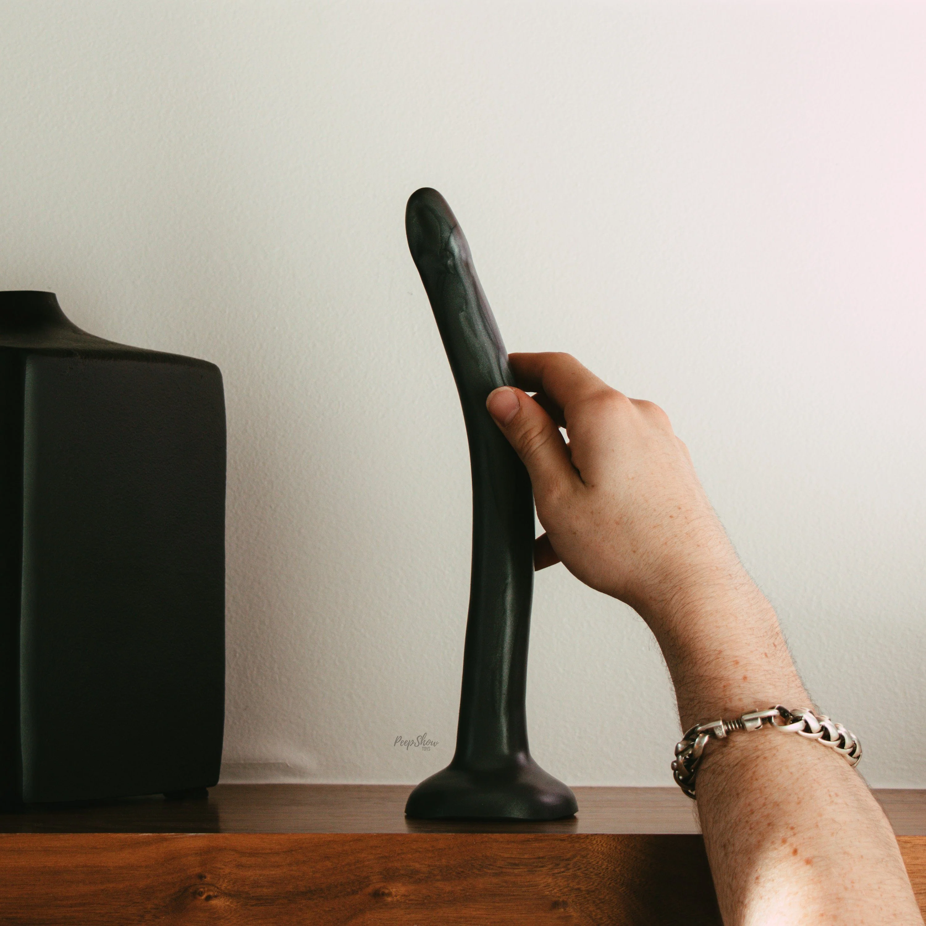 SquarePegToys® The Slim SuperSoft Silicone Deepthroat Dildo / Depth Probe - Image 4