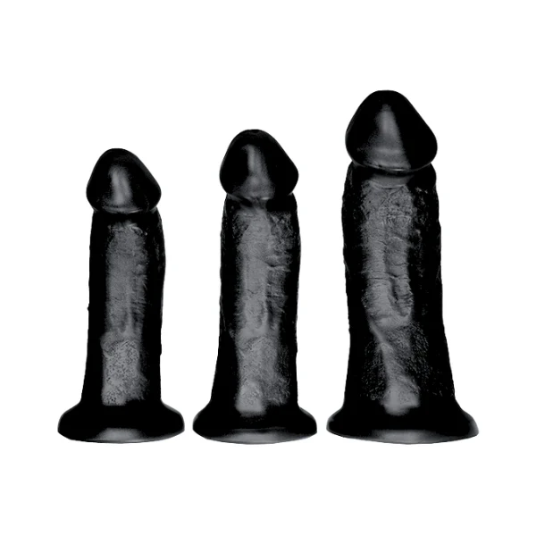 SquarePegToys® Wyatt Harness - Firmer Black w/ Suction Cup - Image 2