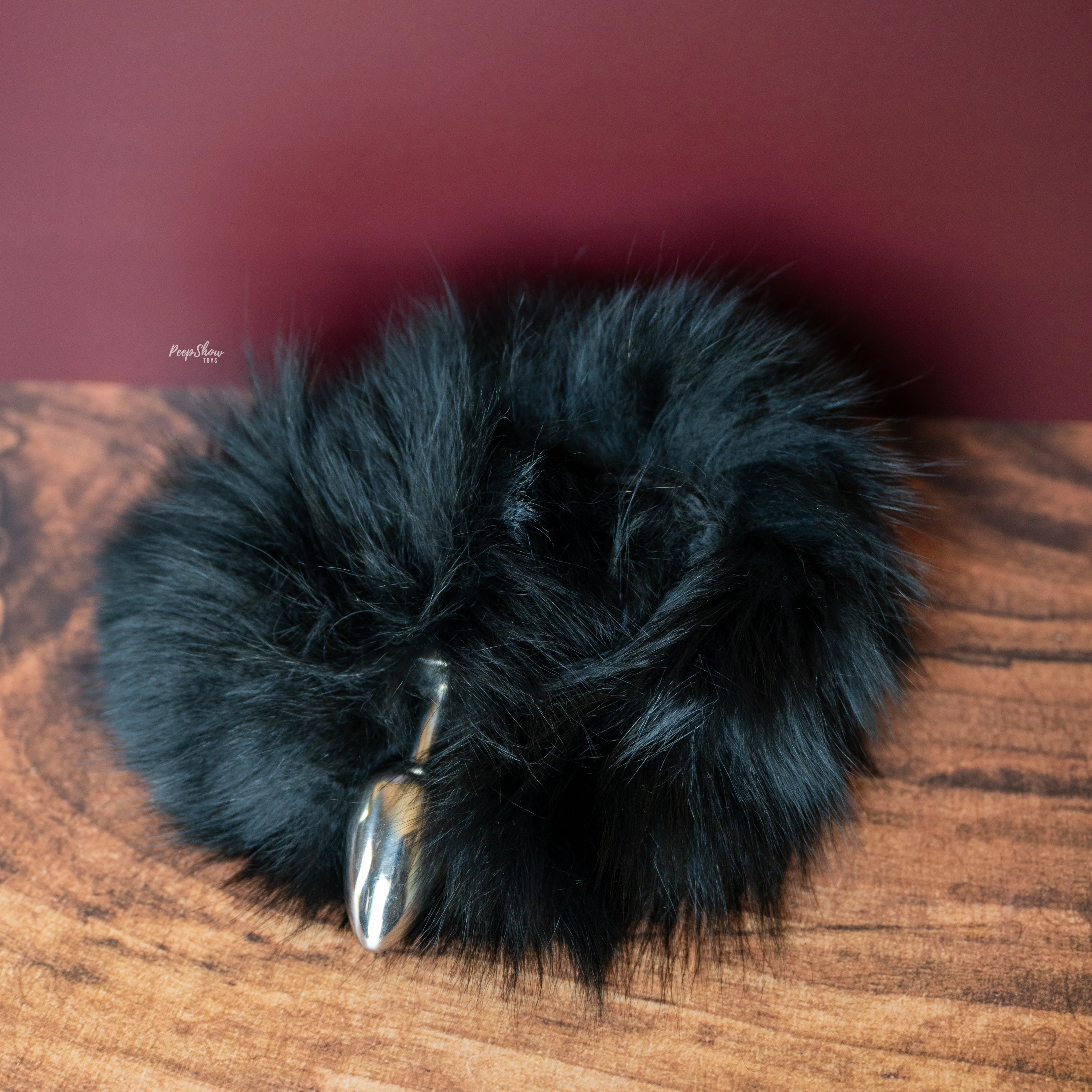 Stainless Steel Plug with Real Fur Tail - Image 2