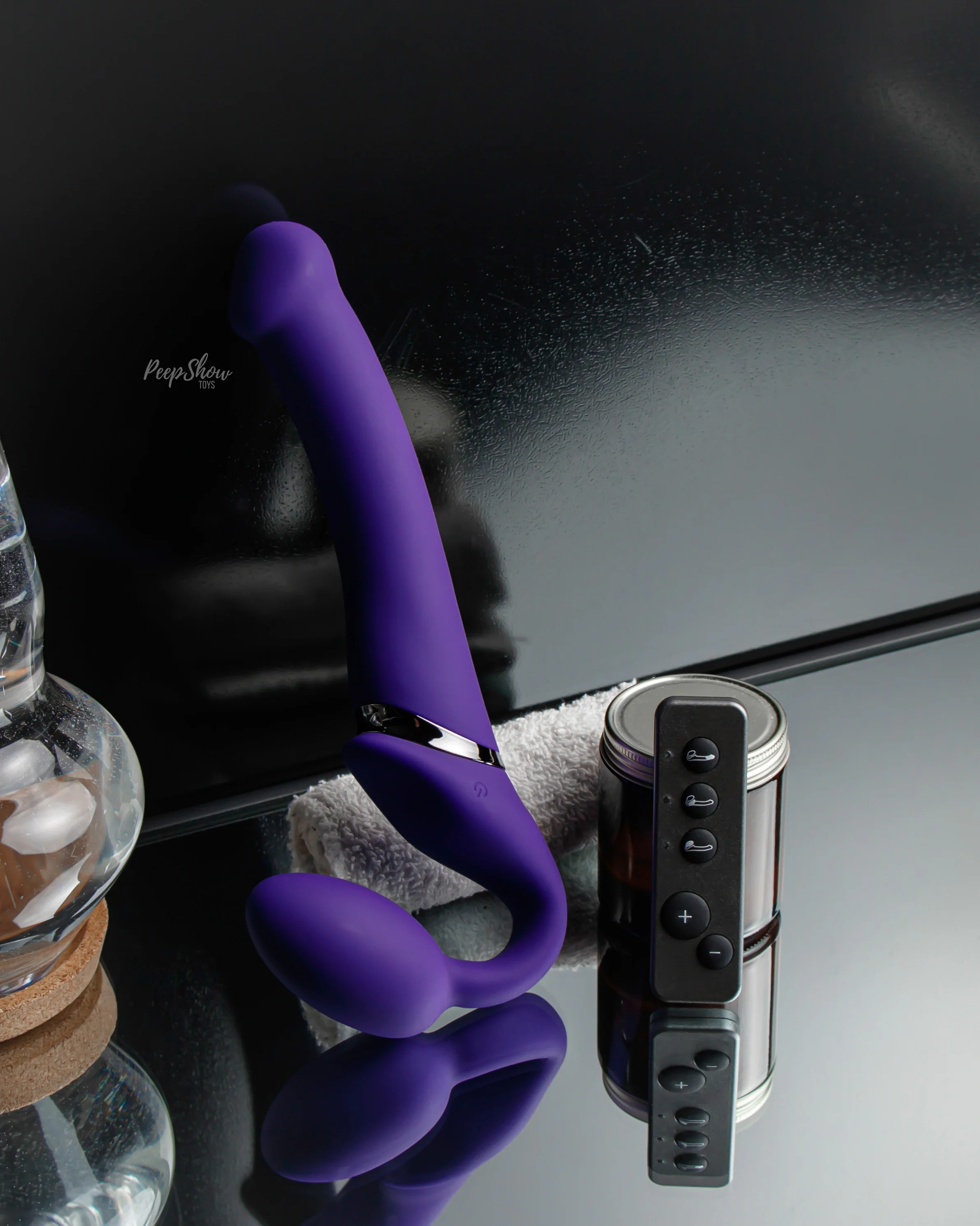 Strap-On-Me Vibrating Bendable Strap-On Dildo with Remote Control - Image 3