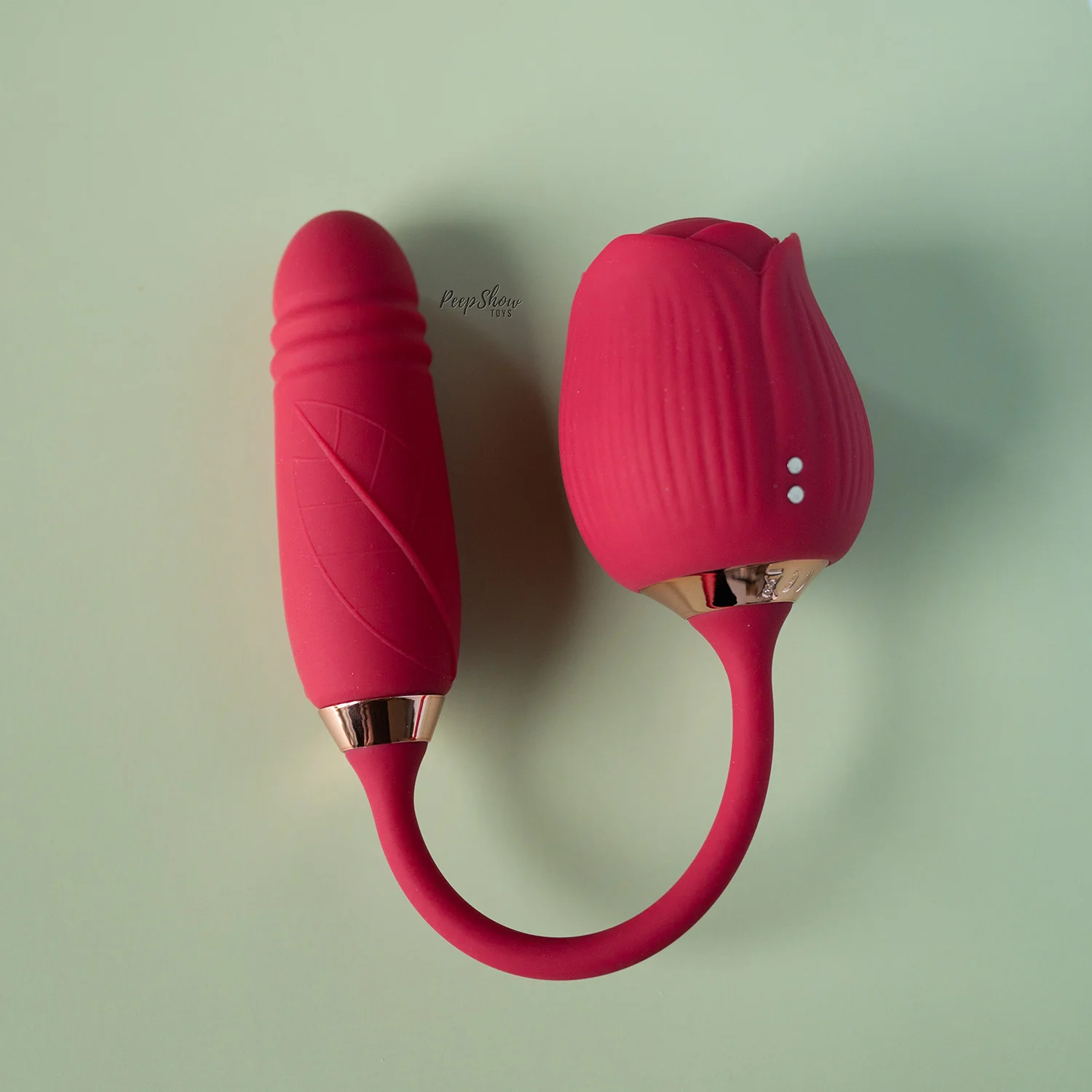 Suck & Thrust Rose Thrusting Toy - Image 3
