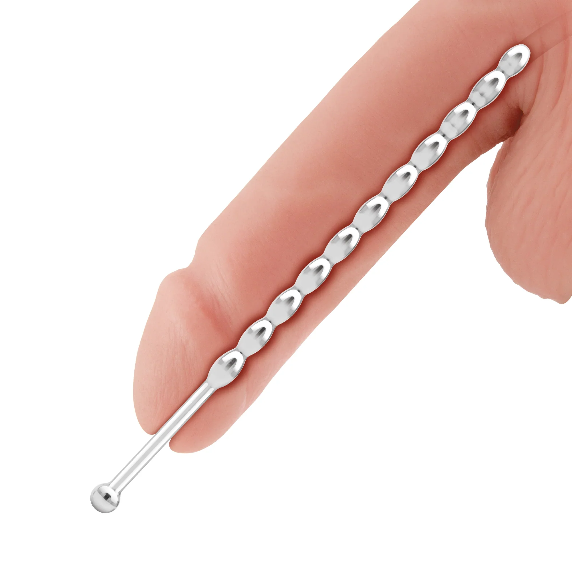 Teardrop Urethral Sound, 6-Inch Stainless Steel - Image 3