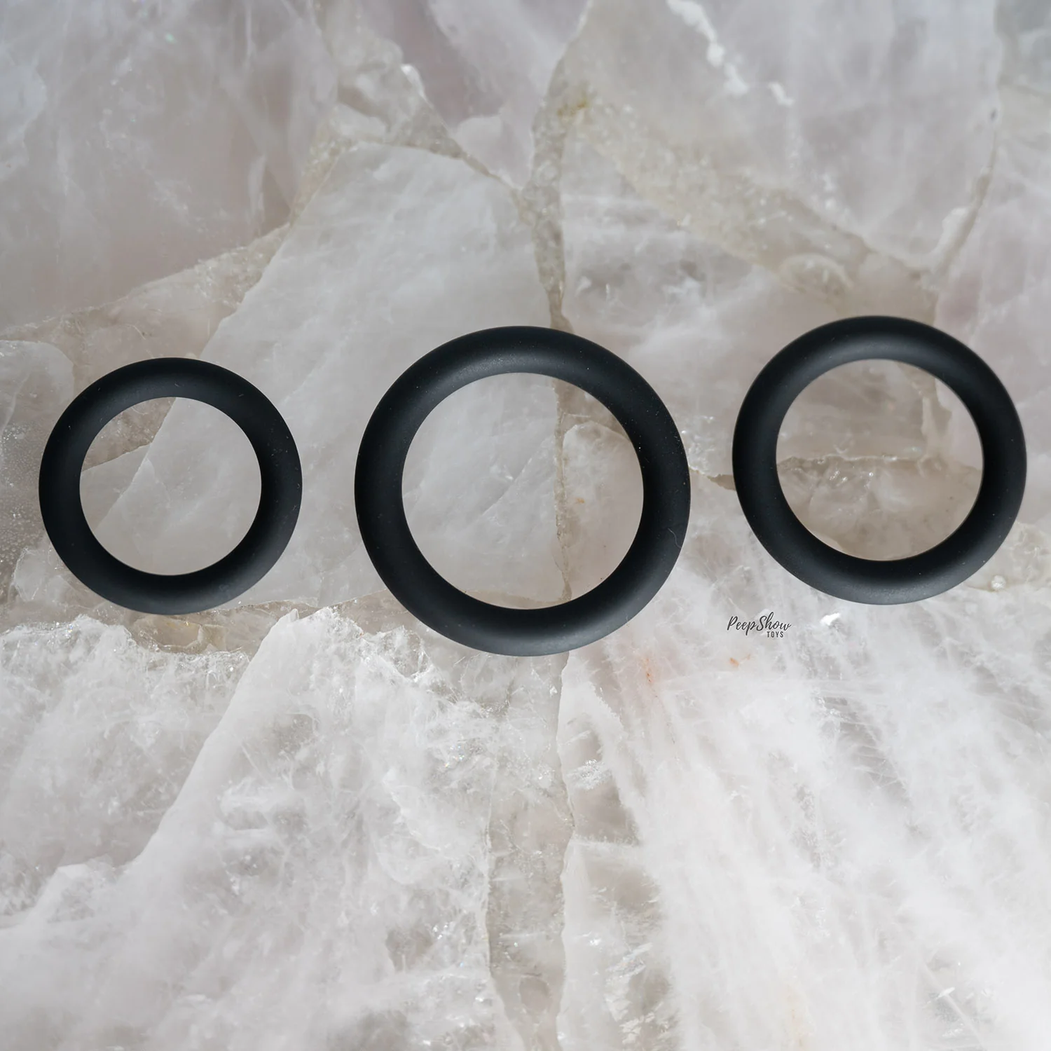 Ultimate Cock Ring Test-Pack - 3 Firm Rings, 1 Soft-Stretch Ring, 1 Cock & Balls Ring - Image 5