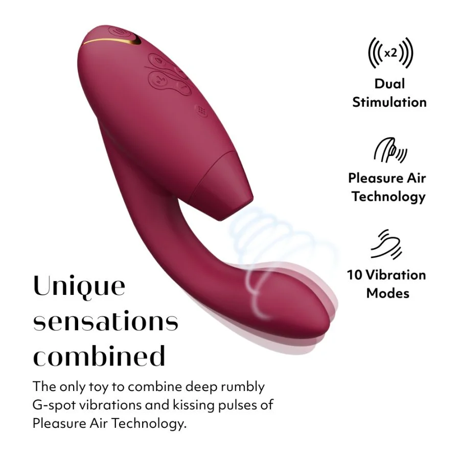 Womanizer Duo 2 - Air-Pulse Dual-Stimulating Vibrator - Image 6