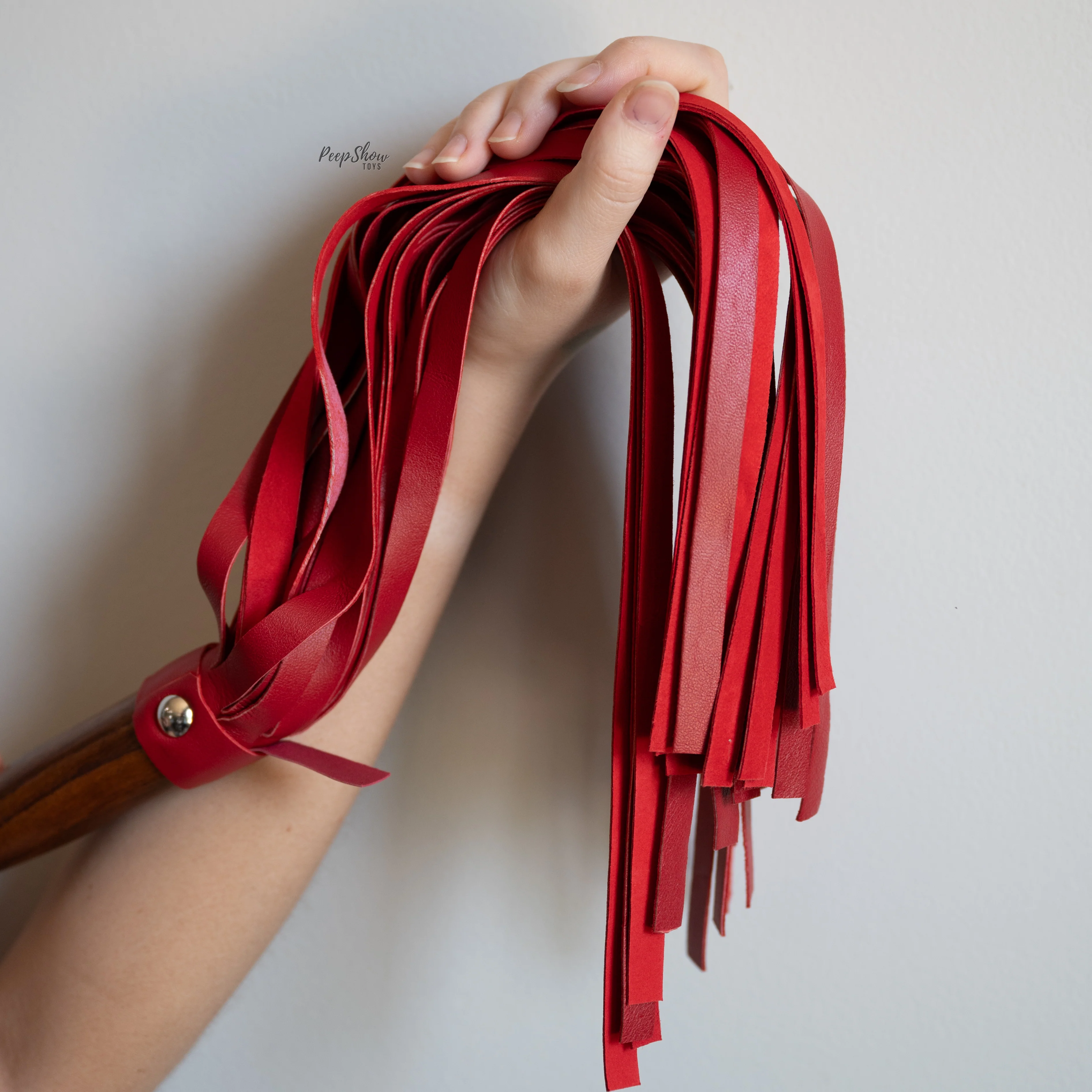 Wooden Handle + Leather Flogger - Image 9