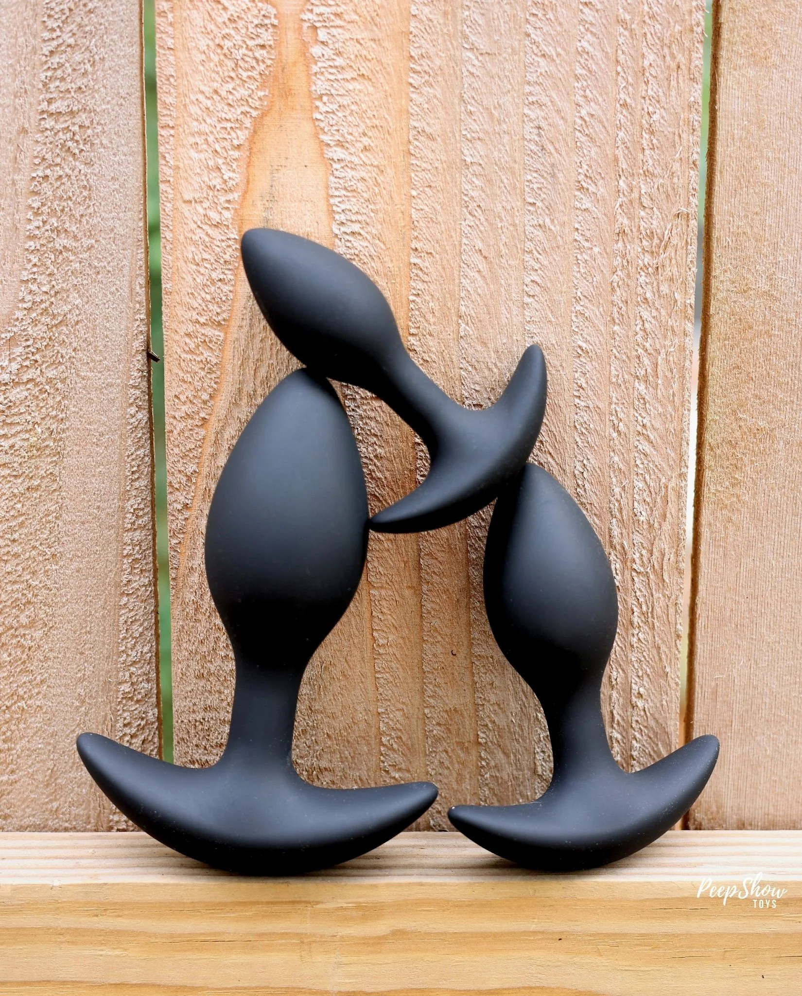 ×3 Heft Ultra Weighted Silicone Butt Plugs - 3-Pack